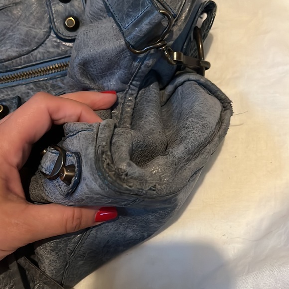 Authentic Balenciaga Motorcycle Bag - Picture 5 of 11